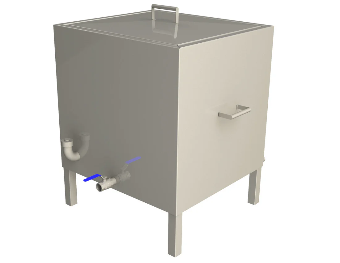 Caldeira derreter Cera Retangular 400 L