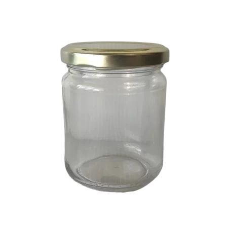 Frasco 1/4kg com Tampa Dourada
