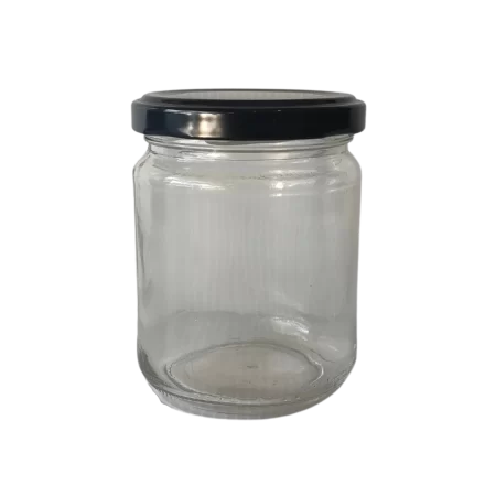 Frasco 1/4kg com Tampa Preta