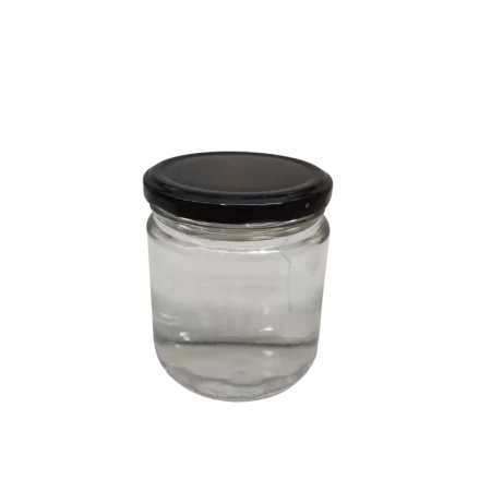 Frasco 1/2kg liso com Tampa Preta
