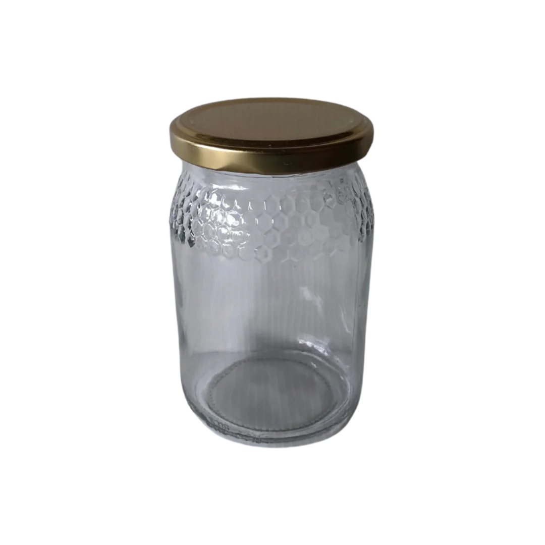 Frasco 1/2 Kg com Tampa Dourada