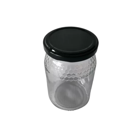Frasco 1/2 Kg com Tampa Preta